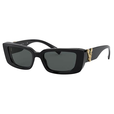 versace occhiali neri|Versace Eyewear Occhiali Da Sole Squadrati .